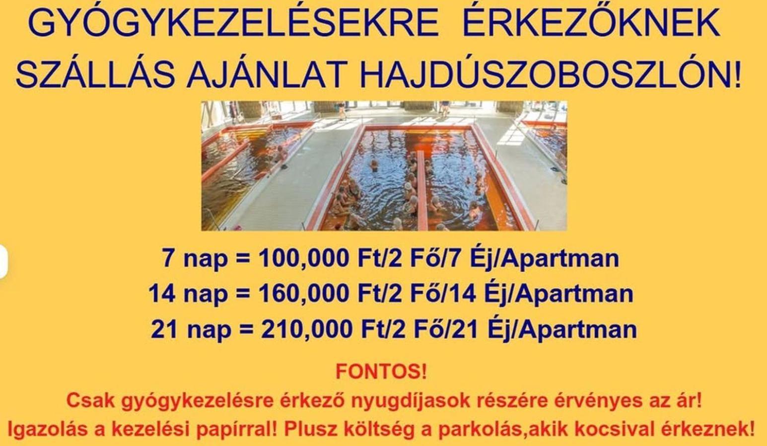 Tilla Apartman Hajduszoboszlo Exterior photo